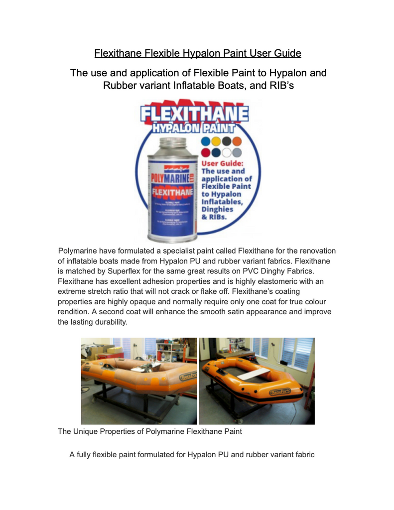 HYPALON PROFESSIONAL REPAIR KIT Polymarine Online