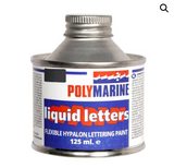 LIQUID LETTERS – HYPALON FABRICS – 125ML TIN