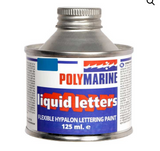 LIQUID LETTERS – HYPALON FABRICS – 125ML TIN