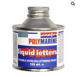 LIQUID LETTERS – HYPALON FABRICS – 125ML TIN
