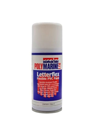 LETTERFLEX FLEXIBLE PVC PAINT 150ML AEROSOL SPRAY